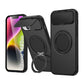 LuxuryKase Tough Armour Magnetic Case | 360° Rotating Ring Stand | Flip Camera Protection Cover | Raised Edges | Drop Protection | MagSafe Compatible For iPhone & Samsung Series