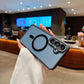 LuxuryKase Magnetic Clear Case | Mag-Safe Compatible | Slim Protective Cover | Shockproof Bumper | Anti Yellow Transparent Back | Camera Guard Design For iPhone