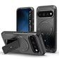 US LITE Back Cover with Portable Kickstand | Mag-Safe Compatible Magnetic Case | Shockproof Military Grade Protection | Rugged Armor Design Phone Cover For iPhone & Samsung
