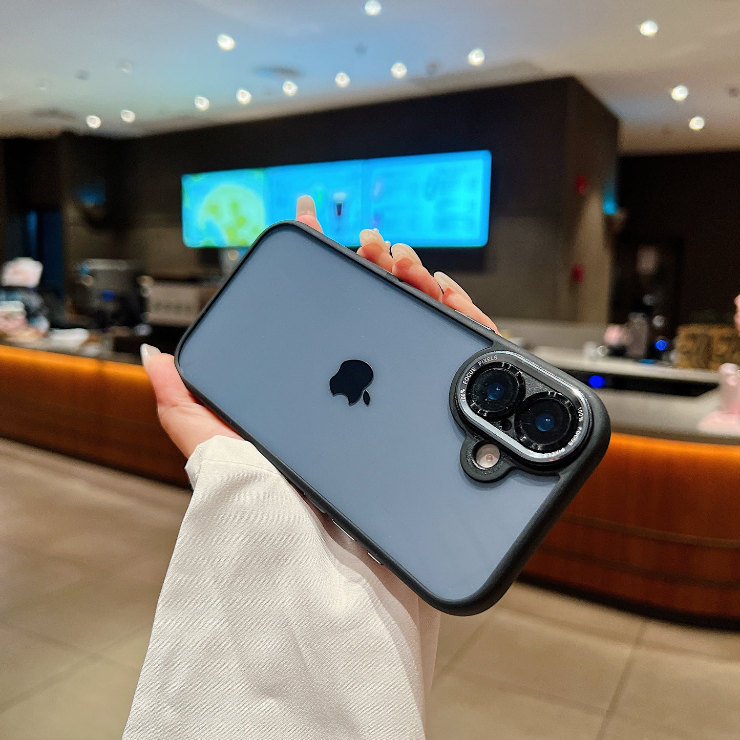 LuxuryKase Shockproof Clear Case | Camera Lens Protection | Slim Transparent Soft TPU Bumper | Anti-Yellow | Flexible Scratch Resistant Protective Cover For iPhone