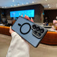 LuxuryKase Magnetic Clear Case | Mag-Safe Compatible | Slim Protective Cover | Shockproof Bumper | Anti Yellow Transparent Back | Camera Guard Design For iPhone