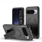 US LITE Back Cover with Portable Kickstand | Mag-Safe Compatible Magnetic Case | Shockproof Military Grade Protection | Rugged Armor Design Phone Cover For iPhone & Samsung