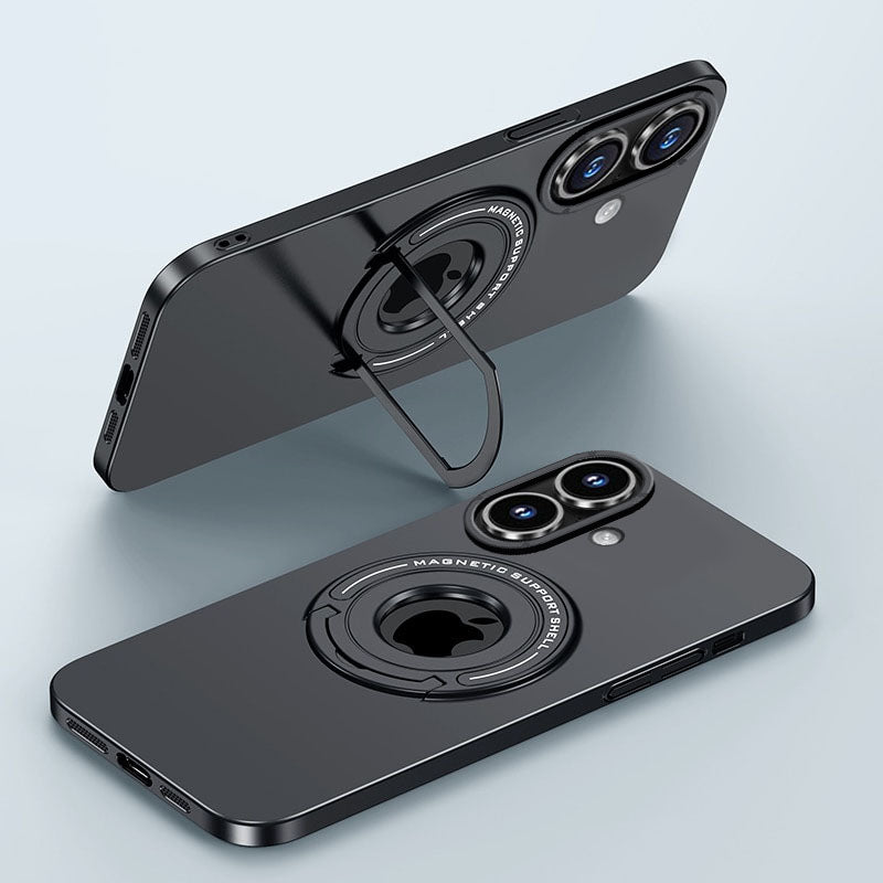 LuxuryKase Premium Magnetic Support Shell with Built-in Kickstand for iPhone & Samsung Series