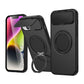 LuxuryKase Tough Armour Magnetic Case | 360° Rotating Ring Stand | Flip Camera Protection Cover | Raised Edges | Drop Protection | MagSafe Compatible For iPhone & Samsung Series