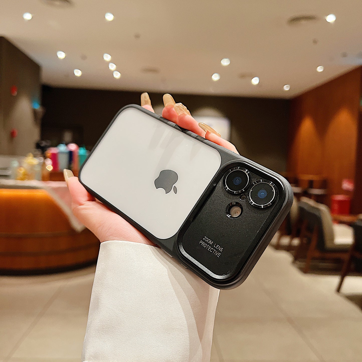 LuxuryKase Shockproof Clear Case | Camera Lens Protection | Slim Transparent Soft TPU Bumper | Anti-Yellow | Flexible Scratch Resistant Protective Cover For iPhone