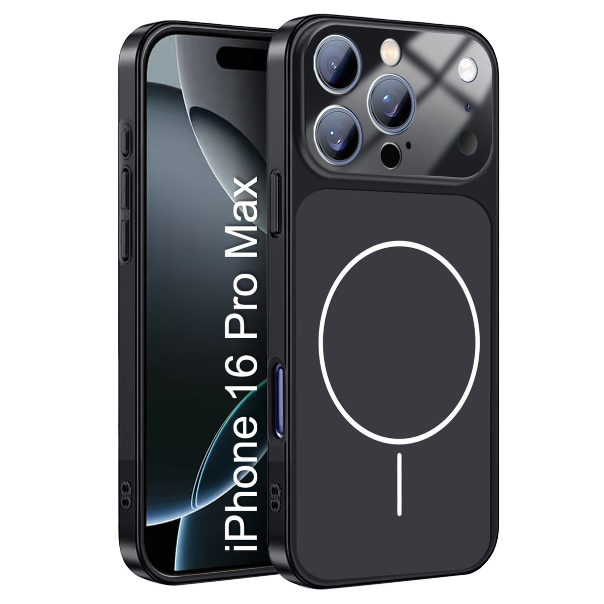 LuxuryKase Converter Case | Premium Protective MagSafe Cover | iPhone 17 Pro & 18 Pro Series Style Design | in Built Camera Guard | Wireless Charging Compatible For iPhone Series