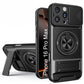 LuxuryKase Magnetic Armour Case | MagSafe Compatible | Sliding Camera Cover | 360° Finger Ring Holder | Built-In Bracket Stand | Hard PC Back & Soft TPU Bumper For iPhone & Samsung Series