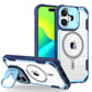 LuxuryKase LK164 Invisible Stand Transparent Magnetic Mag-Safe Wireless Charger Case Cover For iPhone