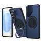 LuxuryKase Tough Armour Magnetic Case | 360° Rotating Ring Stand | Flip Camera Protection Cover | Raised Edges | Drop Protection | MagSafe Compatible For iPhone & Samsung Series