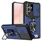 LuxuryKase Shockproof Armor Case | Slide Camera Cover | Hidden Card Slot | Rotating Ring Kickstand | Magnetic Car Mount Support | Military Grade Protection For iPhone & Samsung