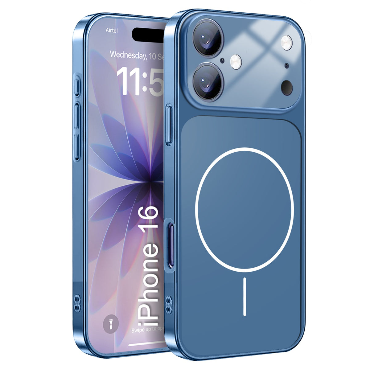 LuxuryKase Converter Case | Premium Protective MagSafe Cover | iPhone 17 Pro & 18 Pro Series Style Design | in Built Camera Guard | Wireless Charging Compatible For iPhone Series