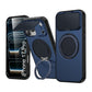 LuxuryKase Tough Armour Magnetic Case | 360° Rotating Ring Stand | Flip Camera Protection Cover | Raised Edges | Drop Protection | MagSafe Compatible For iPhone & Samsung Series