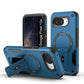 US LITE Back Cover with Portable Kickstand | Mag-Safe Compatible Magnetic Case | Shockproof Military Grade Protection | Rugged Armor Design Phone Cover For iPhone & Samsung