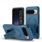 US LITE Back Cover with Portable Kickstand | Mag-Safe Compatible Magnetic Case | Shockproof Military Grade Protection | Rugged Armor Design Phone Cover For iPhone & Samsung