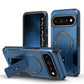 US LITE Back Cover with Portable Kickstand | Mag-Safe Compatible Magnetic Case | Shockproof Military Grade Protection | Rugged Armor Design Phone Cover For iPhone & Samsung