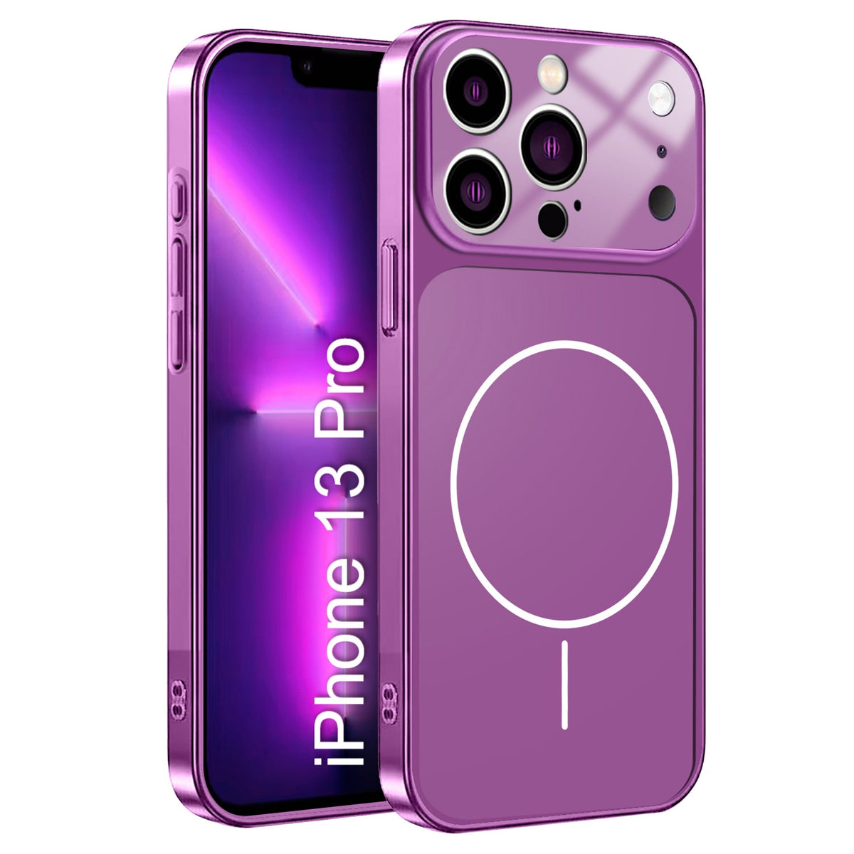 LuxuryKase Converter Case | Premium Protective MagSafe Cover | iPhone 17 Pro & 18 Pro Series Style Design | in Built Camera Guard | Wireless Charging Compatible For iPhone Series
