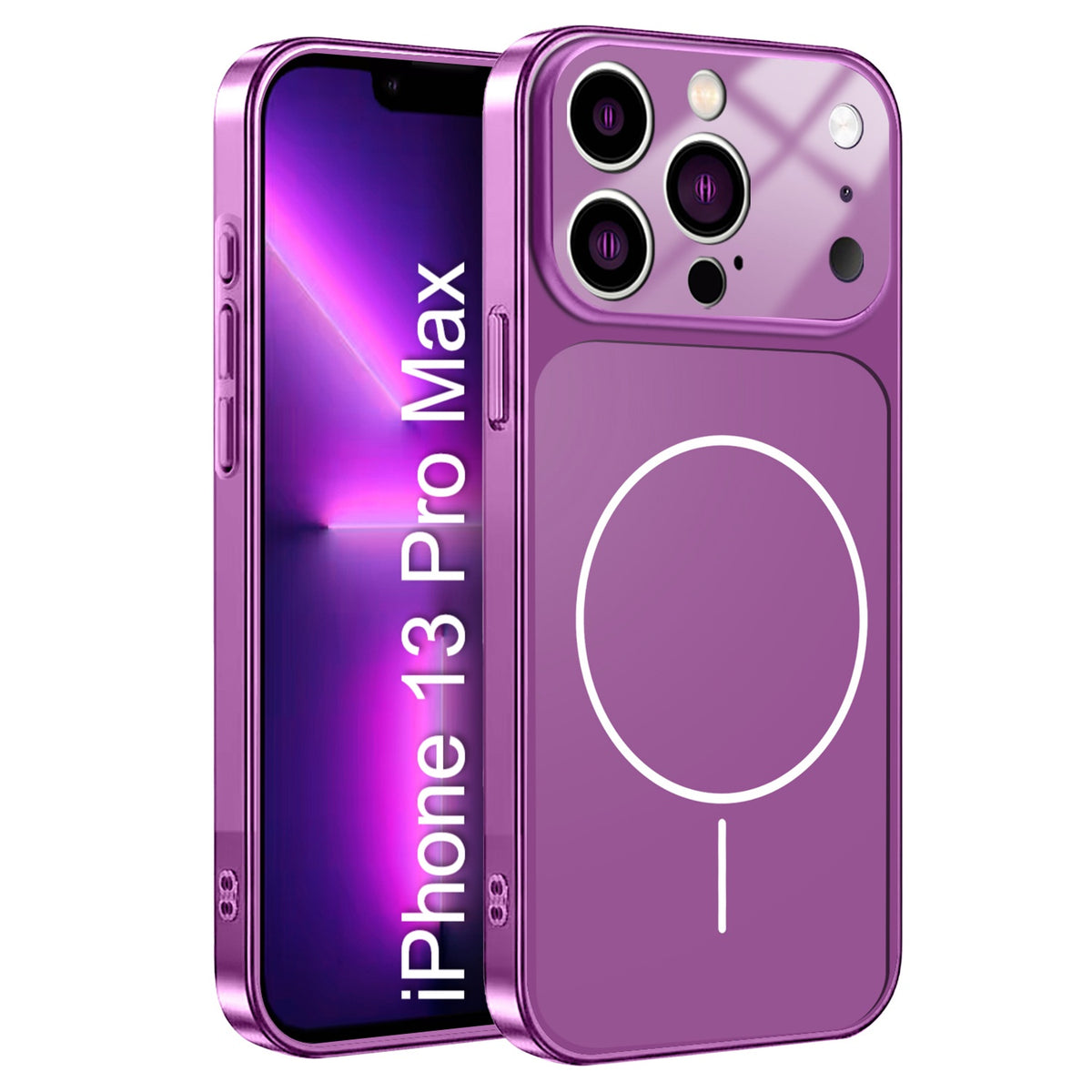 LuxuryKase Converter Case | Premium Protective MagSafe Cover | iPhone 17 Pro & 18 Pro Series Style Design | in Built Camera Guard | Wireless Charging Compatible For iPhone Series