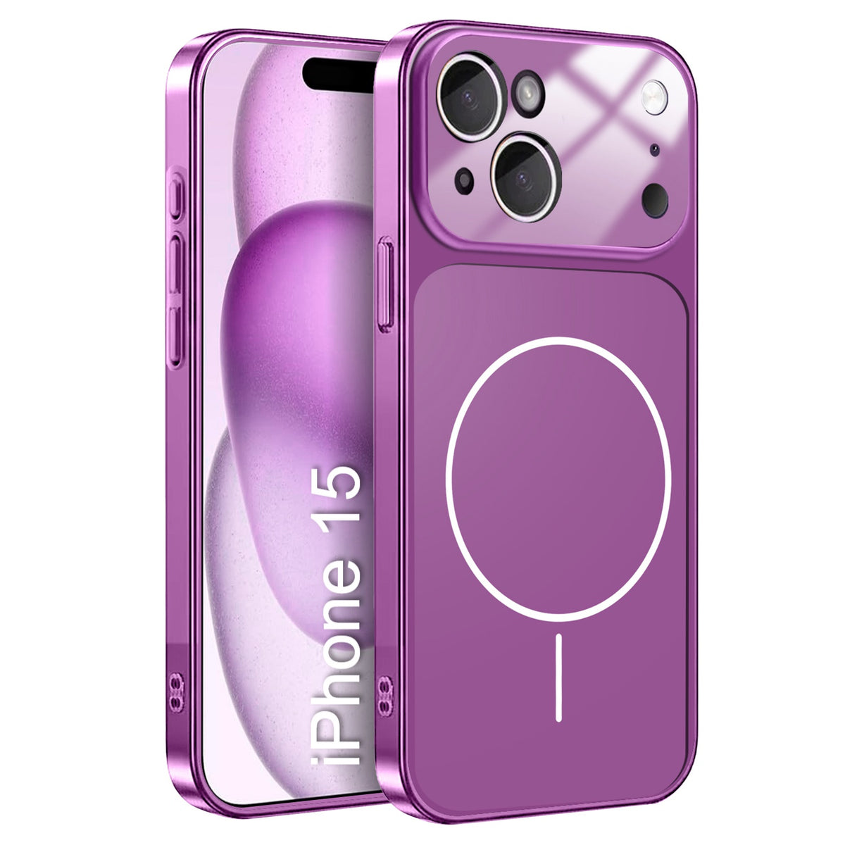 LuxuryKase Converter Case | Premium Protective MagSafe Cover | iPhone 17 Pro & 18 Pro Series Style Design | in Built Camera Guard | Wireless Charging Compatible For iPhone Series