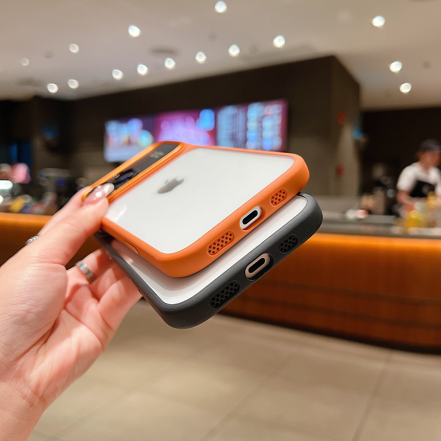 LuxuryKase Shockproof Clear Case | Camera Lens Protection | Slim Transparent Soft TPU Bumper | Anti-Yellow | Flexible Scratch Resistant Protective Cover For iPhone