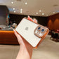 LuxuryKase Plating Glitter Diamond Transparent Shockproof Case For Iphone