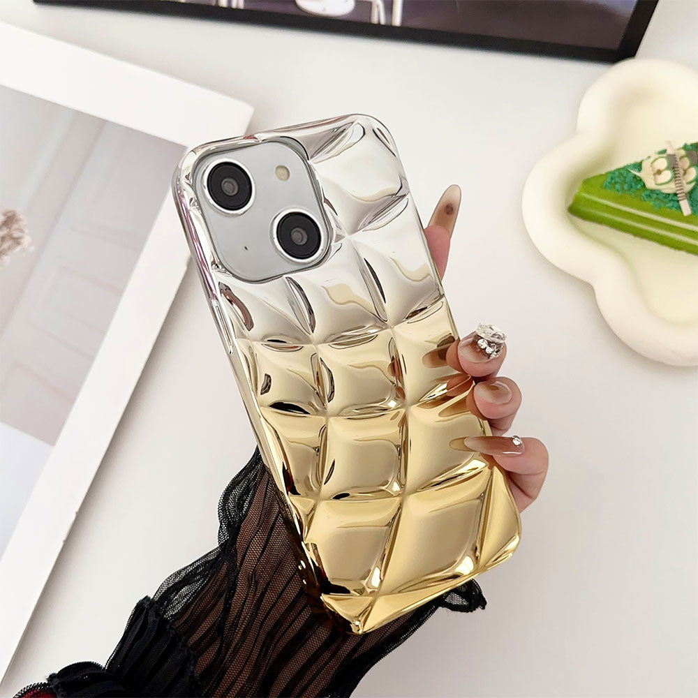 LuxuryKase LK146 Electroplated Cushion Gradient Case For iPhone