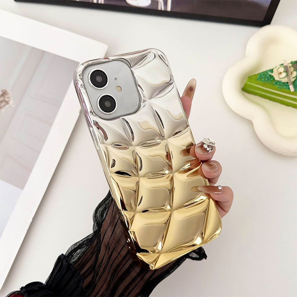 LuxuryKase LK146 Electroplated Cushion Gradient Case For iPhone