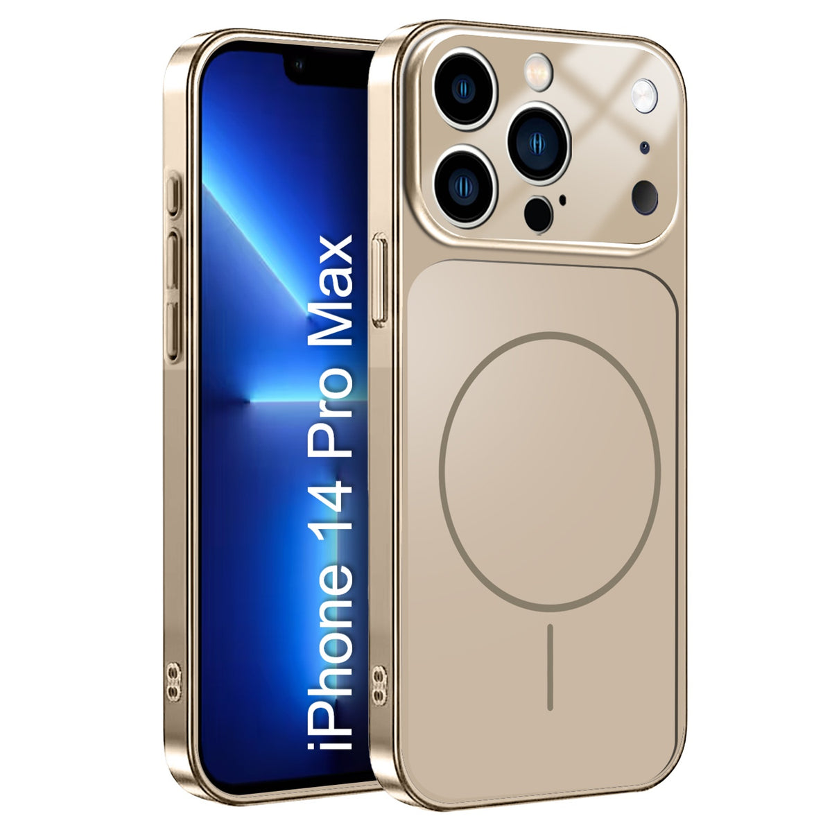 LuxuryKase Converter Case | Premium Protective MagSafe Cover | iPhone 17 Pro & 18 Pro Series Style Design | in Built Camera Guard | Wireless Charging Compatible For iPhone Series