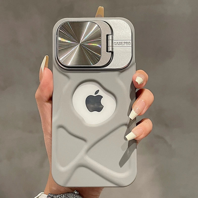 LuxuryKase LK158 Invisible Bracket Lens Protection Case Cover For Iphone