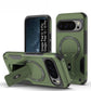 US LITE Back Cover with Portable Kickstand | Mag-Safe Compatible Magnetic Case | Shockproof Military Grade Protection | Rugged Armor Design Phone Cover For iPhone & Samsung