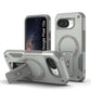 US LITE Back Cover with Portable Kickstand | Mag-Safe Compatible Magnetic Case | Shockproof Military Grade Protection | Rugged Armor Design Phone Cover For iPhone & Samsung