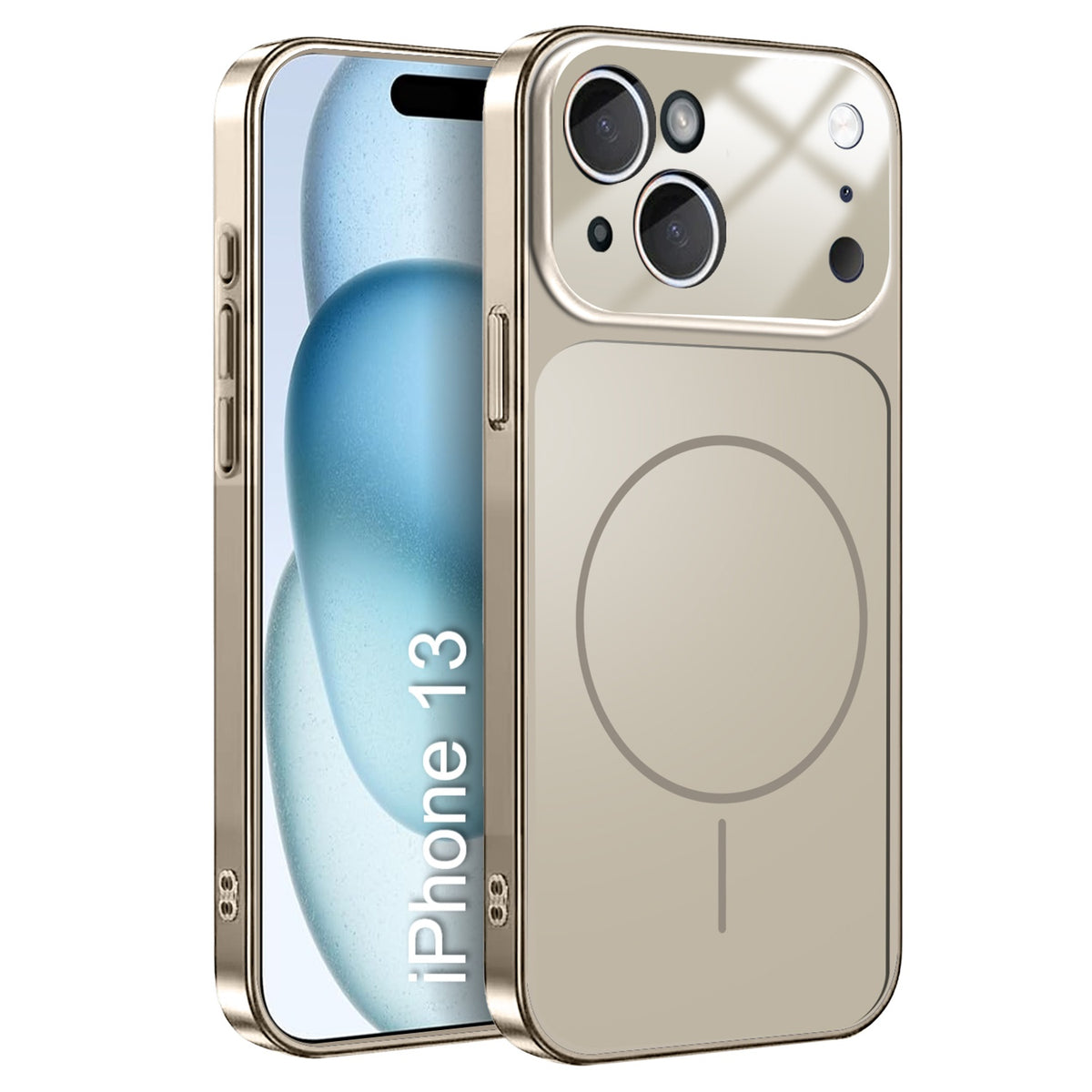 LuxuryKase Converter Case | Premium Protective MagSafe Cover | iPhone 17 Pro & 18 Pro Series Style Design | in Built Camera Guard | Wireless Charging Compatible For iPhone Series