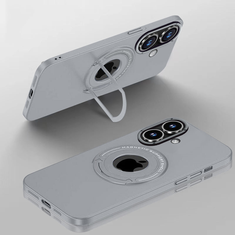 LuxuryKase Premium Magnetic Support Shell with Built-in Kickstand for iPhone & Samsung Series