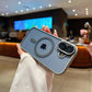 LuxuryKase Magnetic Clear Case | Mag-Safe Compatible | Slim Protective Cover | Shockproof Bumper | Anti Yellow Transparent Back | Camera Guard Design For iPhone
