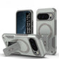 US LITE Back Cover with Portable Kickstand | Mag-Safe Compatible Magnetic Case | Shockproof Military Grade Protection | Rugged Armor Design Phone Cover For iPhone & Samsung