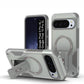 US LITE Back Cover with Portable Kickstand | Mag-Safe Compatible Magnetic Case | Shockproof Military Grade Protection | Rugged Armor Design Phone Cover For iPhone & Samsung