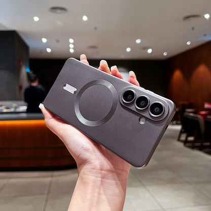 LuxuryKase Premium Mag-Safe Case | Shockproof & Anti-Scratch Cover | Soft Silicone with Wireless Charging | Camera Lens Guard For iPhone & Samsung Series
