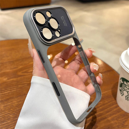 LuxuryKase Crystal Clear Shockproof Protective Case | Enhanced Camera Lens Guard | Slim Design | Anti-Yellow | Hard Bumper Back Cover For iPhone