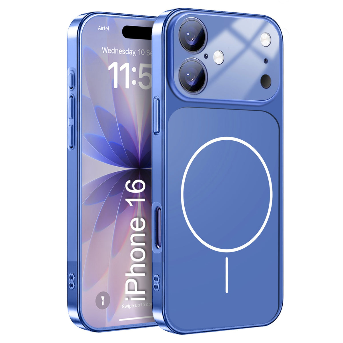 LuxuryKase Converter Case | Premium Protective MagSafe Cover | iPhone 17 Pro & 18 Pro Series Style Design | in Built Camera Guard | Wireless Charging Compatible For iPhone Series