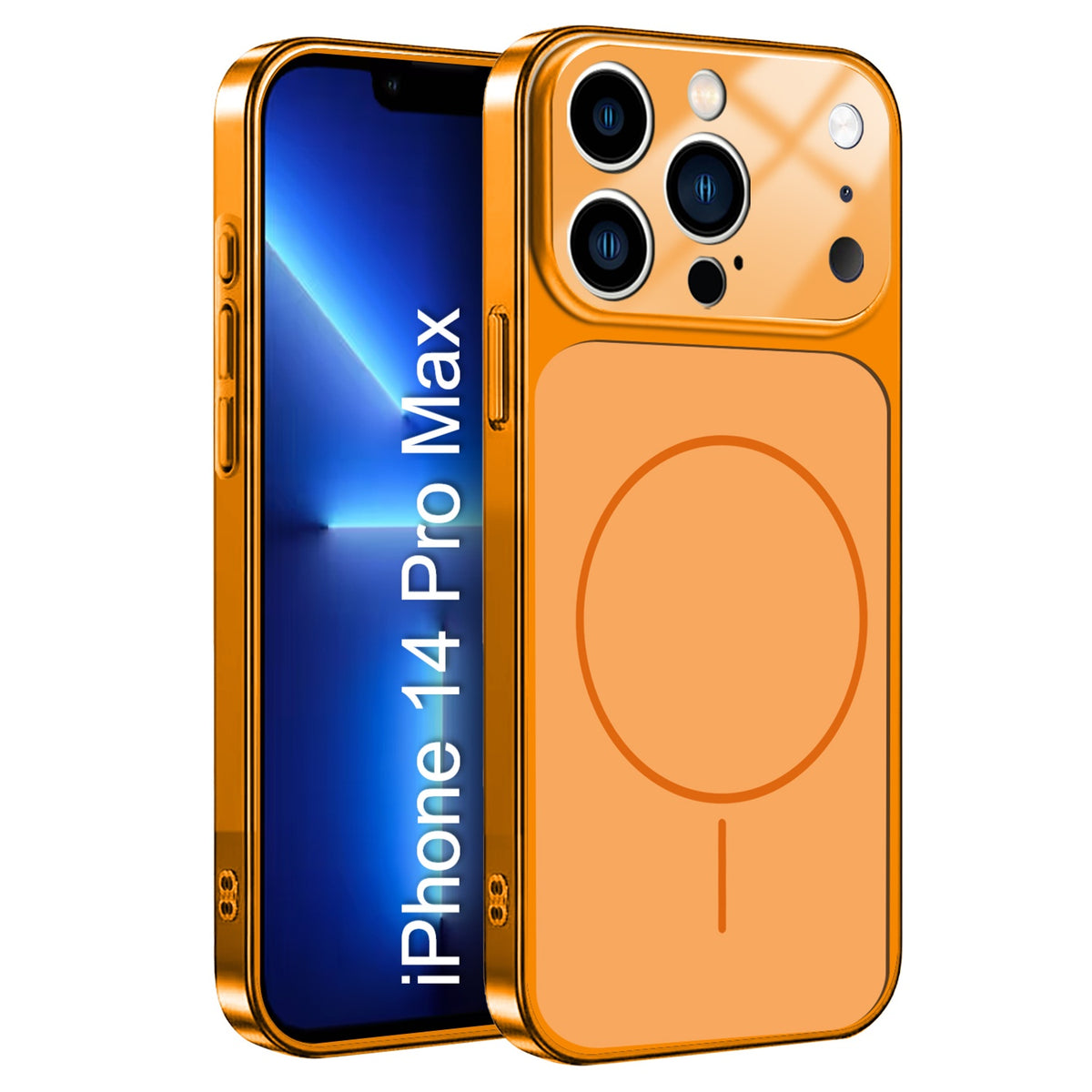 LuxuryKase Converter Case | Premium Protective MagSafe Cover | iPhone 17 Pro & 18 Pro Series Style Design | in Built Camera Guard | Wireless Charging Compatible For iPhone Series