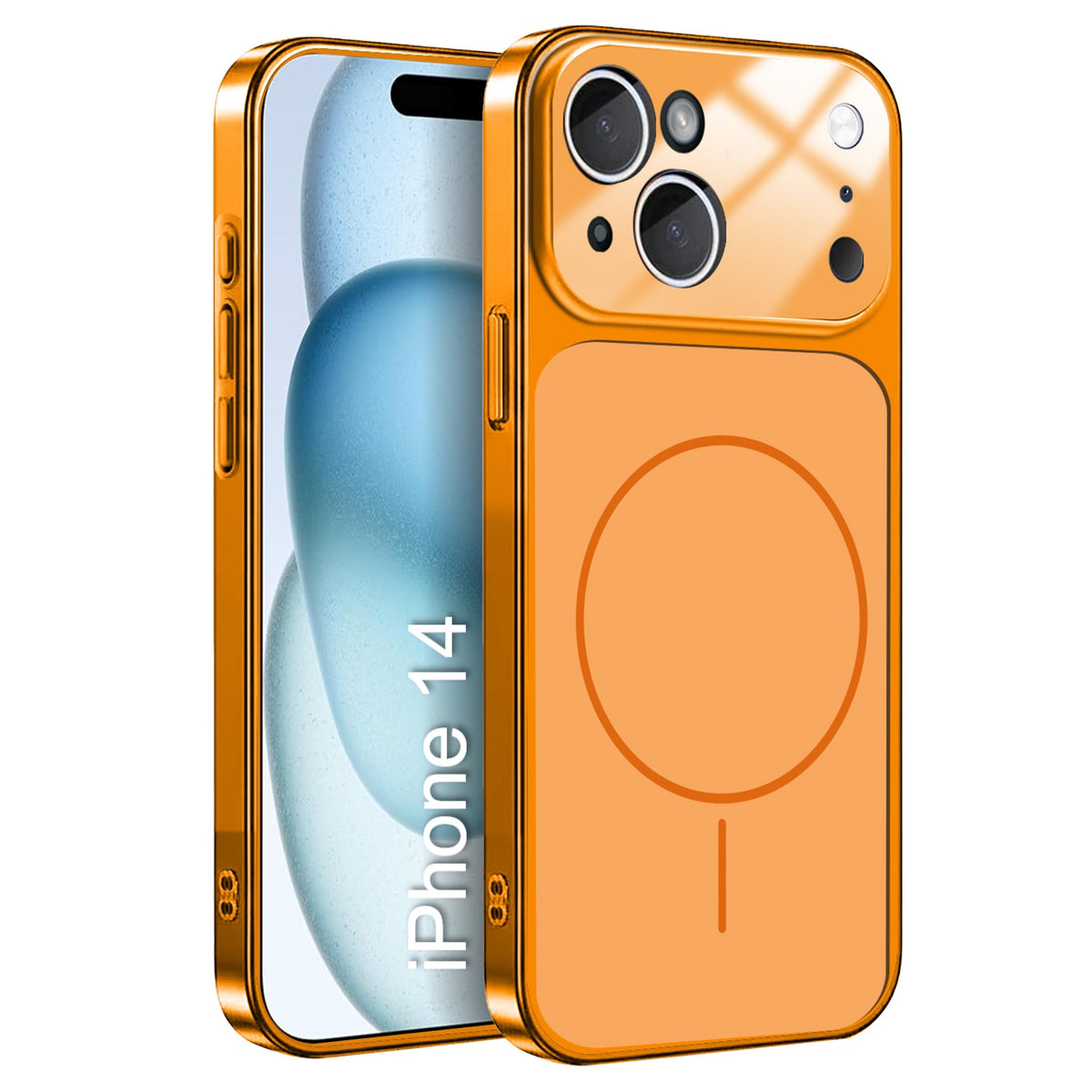 LuxuryKase Converter Case | Premium Protective MagSafe Cover | iPhone 17 Pro & 18 Pro Series Style Design | in Built Camera Guard | Wireless Charging Compatible For iPhone Series