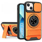 LuxuryKase Magnetic Armour Case | MagSafe Compatible | Sliding Camera Cover | 360° Finger Ring Holder | Built-In Bracket Stand | Hard PC Back & Soft TPU Bumper For iPhone & Samsung Series