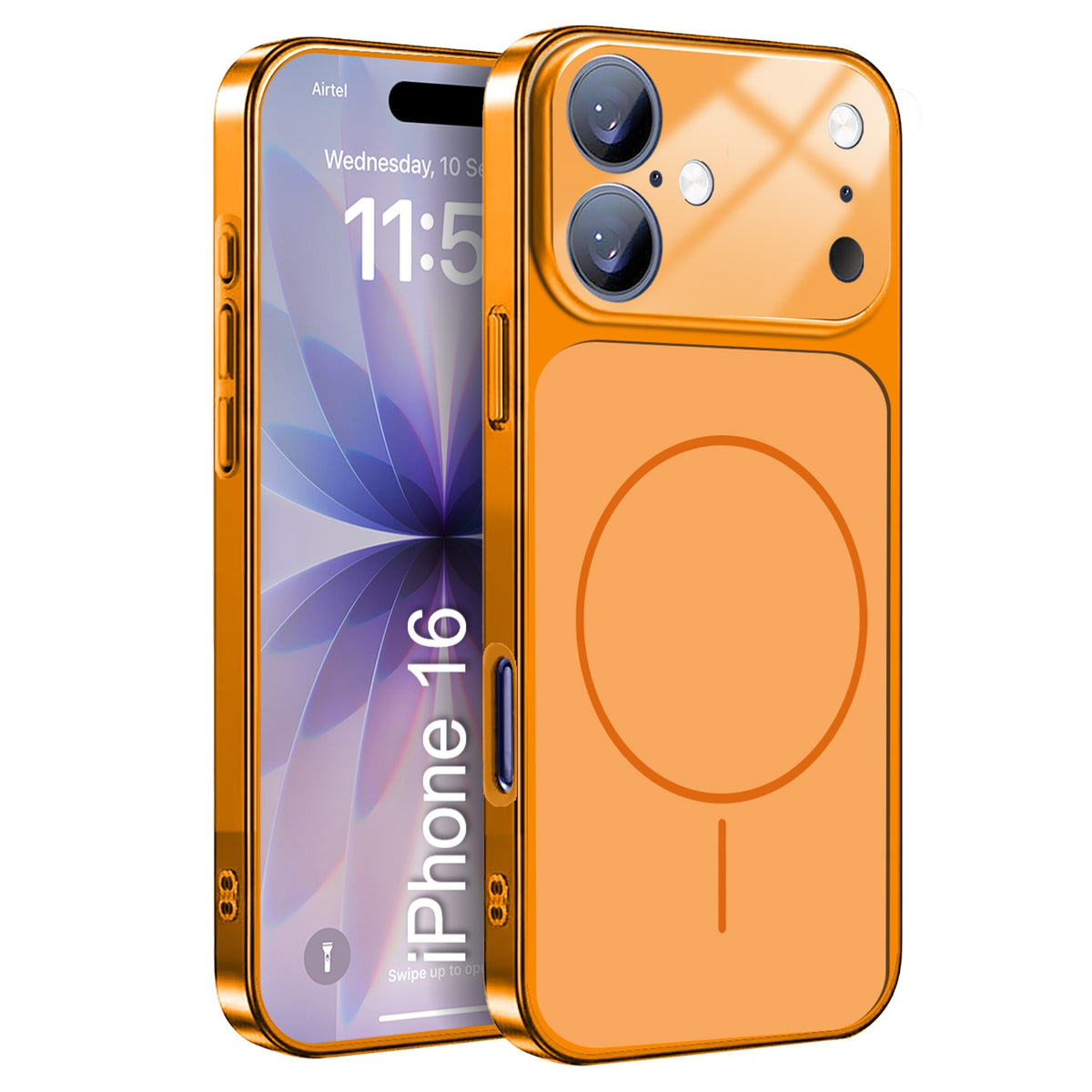 LuxuryKase Converter Case | Premium Protective MagSafe Cover | iPhone 17 Pro & 18 Pro Series Style Design | in Built Camera Guard | Wireless Charging Compatible For iPhone Series