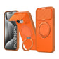 LuxuryKase Tough Armour Magnetic Case | 360° Rotating Ring Stand | Flip Camera Protection Cover | Raised Edges | Drop Protection | MagSafe Compatible For iPhone & Samsung Series