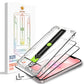 US LITE Tempered Glass Screen Protector | Align Tray | Shatterproof Screen Protection | 9H Hardness | Bubble-Free | Easy Installation Tool Kit For iPhone & Samsung Series