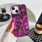LuxuryKase LK138 Double Shaded 3D Flower Print Case For iPhone