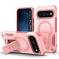 US LITE Back Cover with Portable Kickstand | Mag-Safe Compatible Magnetic Case | Shockproof Military Grade Protection | Rugged Armor Design Phone Cover For iPhone & Samsung