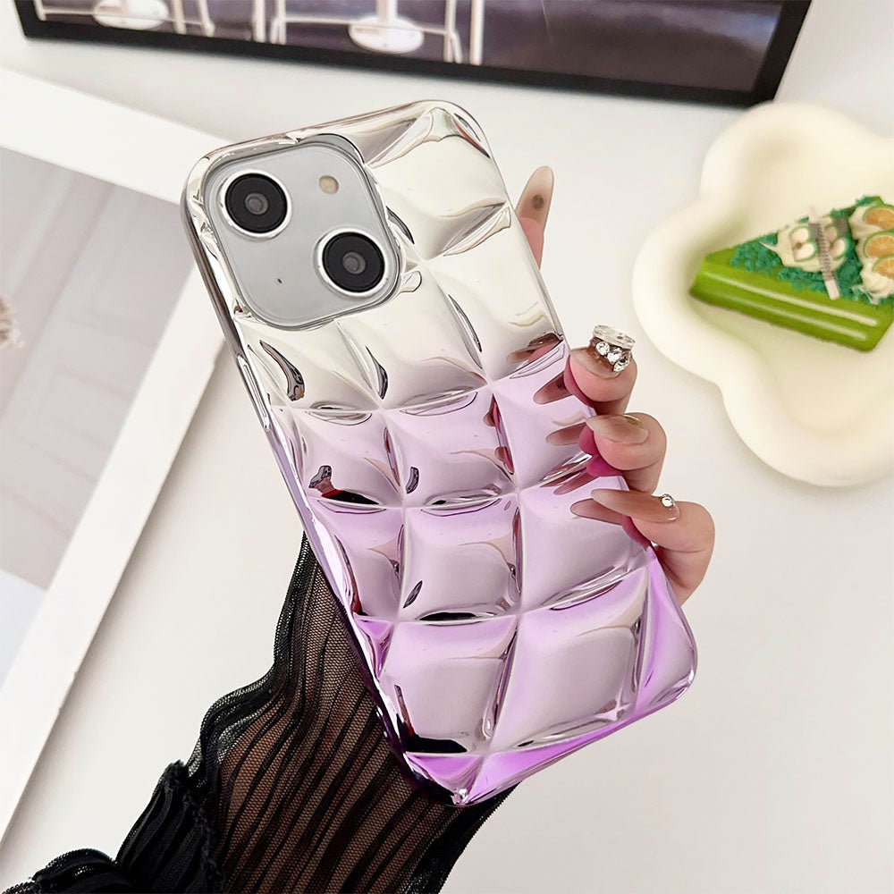LuxuryKase LK146 Electroplated Cushion Gradient Case For iPhone