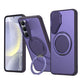 LuxuryKase Tough Armour Magnetic Case | 360° Rotating Ring Stand | Flip Camera Protection Cover | Raised Edges | Drop Protection | MagSafe Compatible For iPhone & Samsung Series
