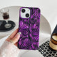 LuxuryKase LK138 Double Shaded 3D Flower Print Case For iPhone