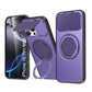 LuxuryKase Tough Armour Magnetic Case | 360° Rotating Ring Stand | Flip Camera Protection Cover | Raised Edges | Drop Protection | MagSafe Compatible For iPhone & Samsung Series